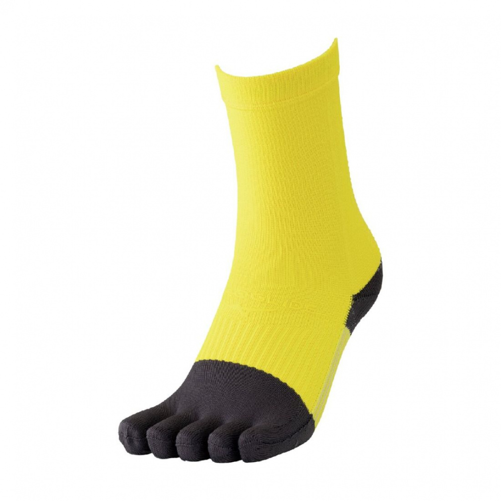 ミズノ ジュニア(キッズ・子供) サッカー/フットサル ストッキング ゼログライドネオショートソックス(5本指) P2MXC010 MIZUNO(イエロー-21-23cm)