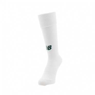 New Balance Football ソックス(ホワイト×グリーン-21-23cm)