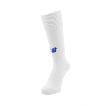 New Balance Football ソックス(ホワイト×ロイヤルブルー-21-23cm)