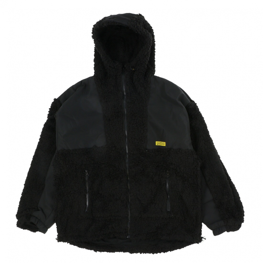 ゴル メンズ サッカー/フットサル パーカー フルジップボアフーディー