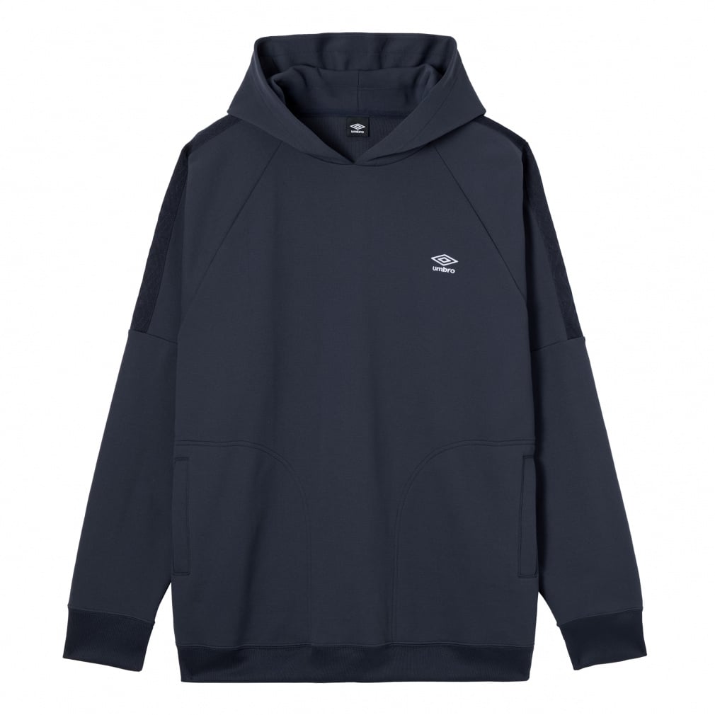 【AWAY DAYS】スウェットフーディートップ(ネイビー-S-M)
