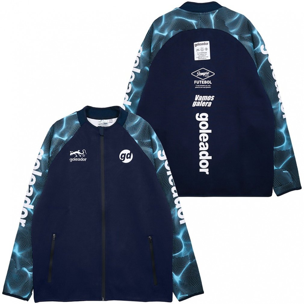 ゴレアドール メンズ サッカー/フットサル ジャージジャケット ダンボールニット Water Surface Patten ZIPジャケット G-2609 goleador