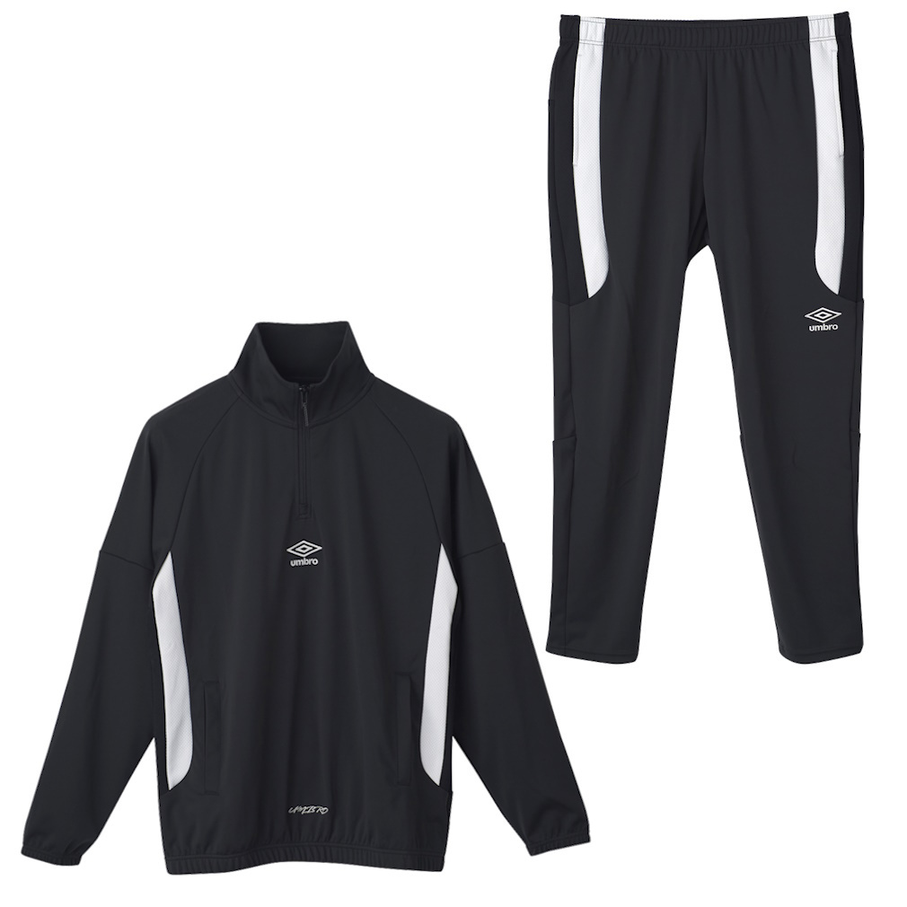 umbroアンブロ THE THIRD ウォームアップトップ　ロンT 長袖 THE THIRD by UMBRO ウォームアップハーフジップトップ