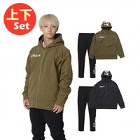 防風スウェットZIPパーカー・防風スウェットパンツ 上下セット 裏起毛