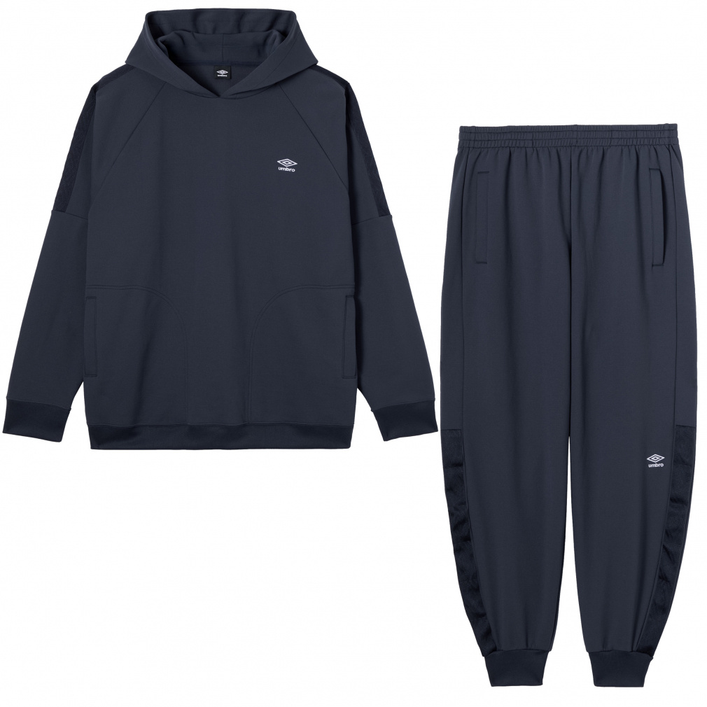 アンブロ メンズ 上下セット 【AWAY DAYS】スウェットフーディートップ