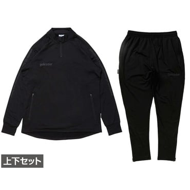ハーフジップジャージ+スリムジャージパンツ 上下セット