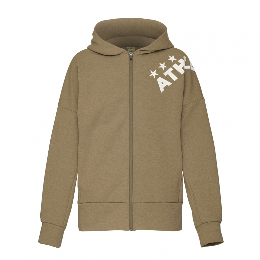 アスレタ ジュニア(キッズ・子供) サッカー/フットサル 裏起毛 スウェット スウェットZIPパーカー 03377J ATHLETA