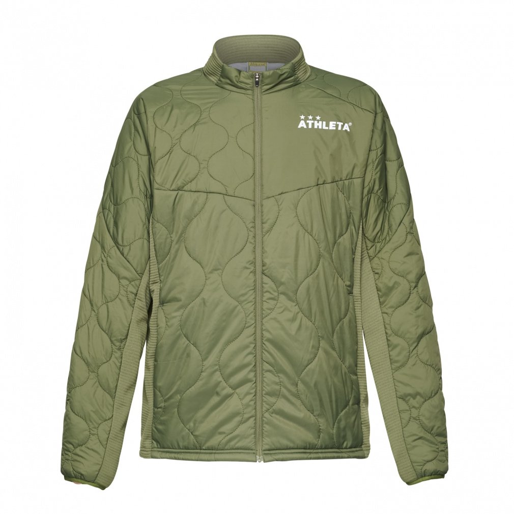 アスレタ ジュニア(キッズ・子供) サッカー/フットサル ジャージジャケット グリッド起毛パディングTRジャケット(Jr) 04162J 裏起毛 保温 ATHLETA