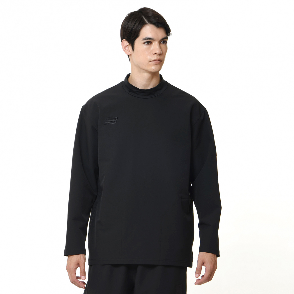 NewBalance/ストレッチボンディングウォームアップトップ&パンツ 裏起毛 New Balance ニューバランス Black Out Collection ストレッチ