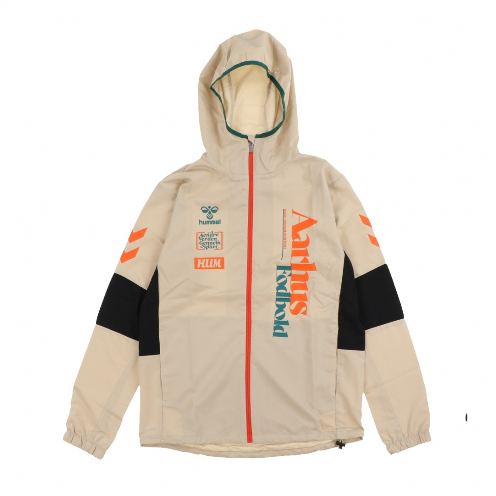 ウーブンフーディー(ライトベージュ-S)