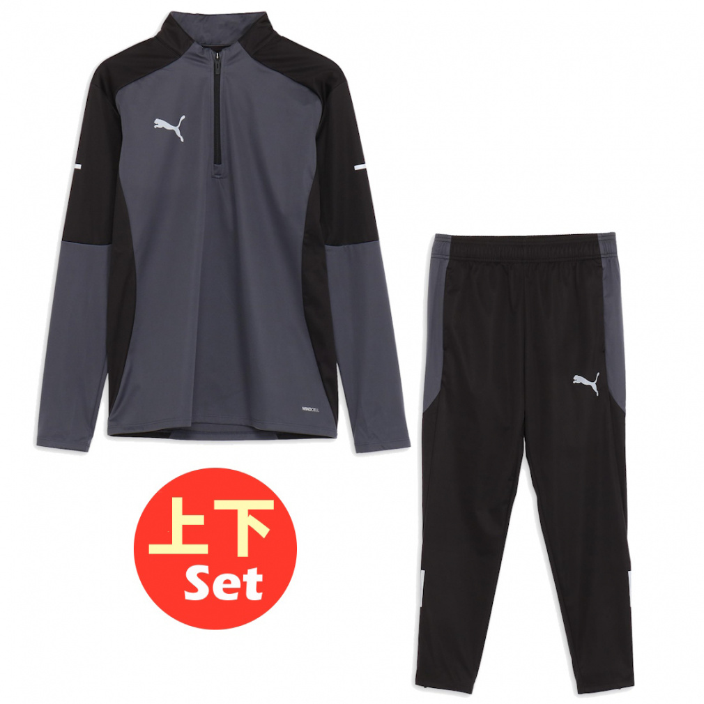 超美品！PUMA INDIVIDUAL WINTERIZED Lサイズ上下セット PUMA プーマ INDIVIDUAL WINTERIZED ウォームトップ＆パンツ