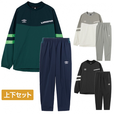 THE THIRD by UMBRO ラインドクロストップ パンツ 上下セット