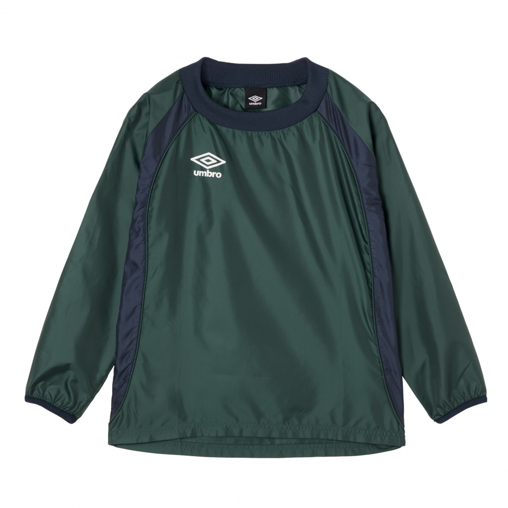 ジュニア(1枚物)ピステトップ 機能素材(防風/撥水性)(グリーン-120cm)