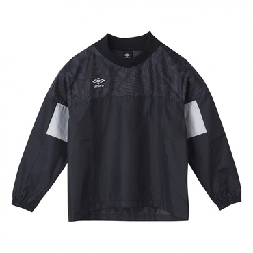 THE THIRD by UMBRO ジュニアラインドクロストップ(ブラック-120cm)