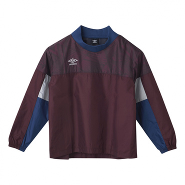 THE THIRD by UMBRO ジュニアラインドクロストップ(ボルドー-120cm)