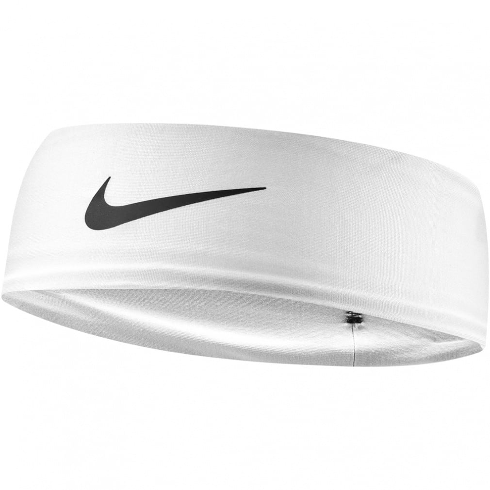 Dri-Fit フューリー クラシックヘッドバンド(ホワイト×ブラック-FREE)