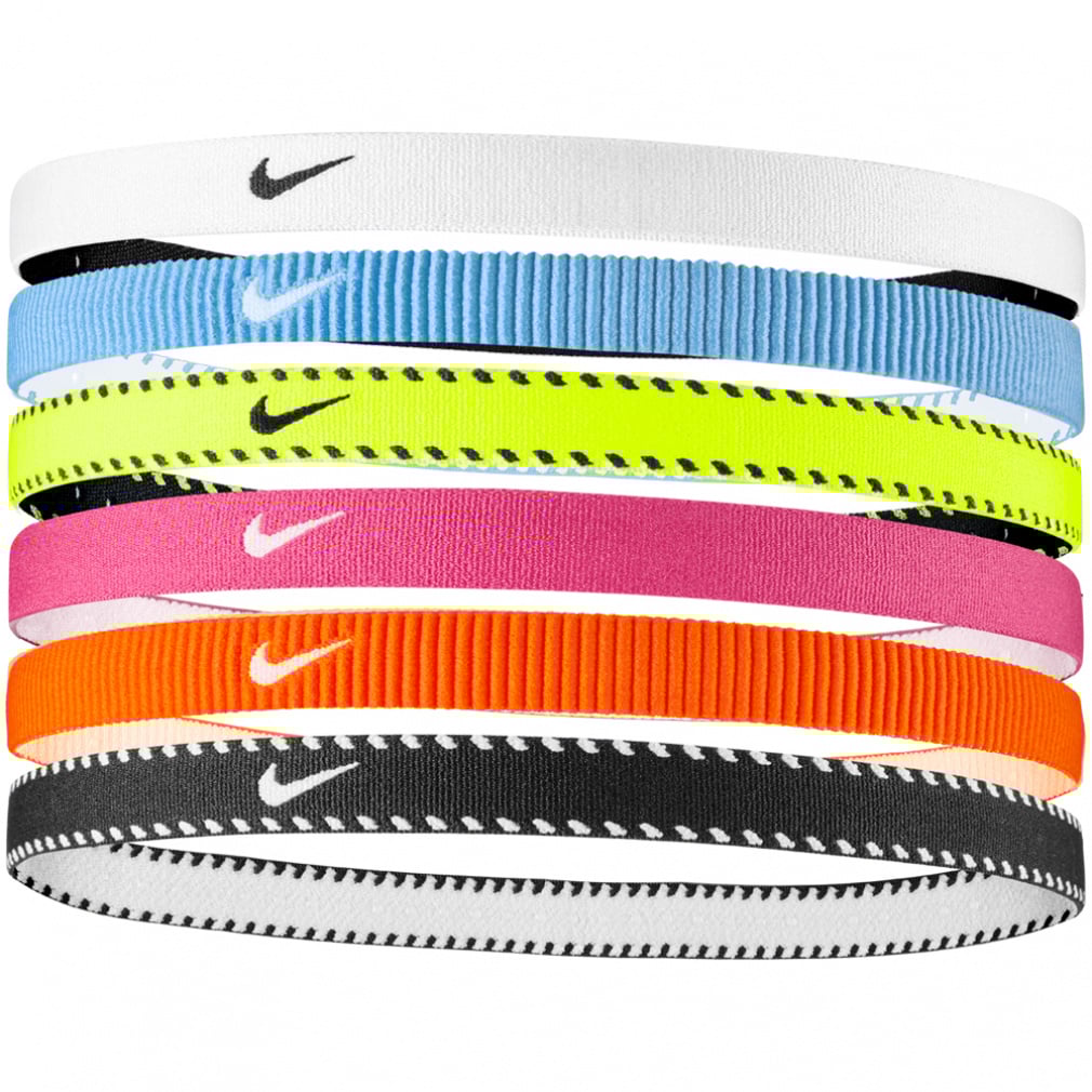 ユース フレックス クラシック ヘッドバンド6本パック(フラッシュグリーン×フラッシュピンク-FREE)