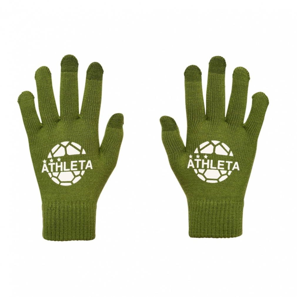 アスレタ サッカー/フットサル 防寒手袋 フィールドニットグローブ
