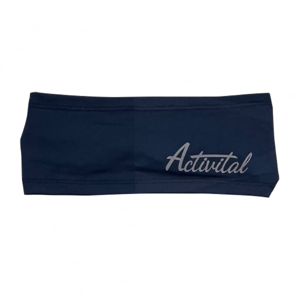 スポーツヘアバンド(ネイビー-FREE)