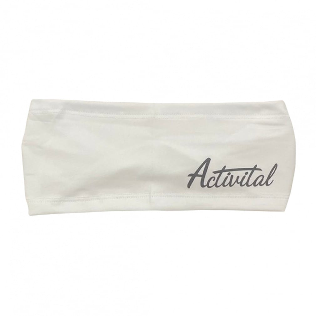 スポーツヘアバンド(ホワイト-FREE)