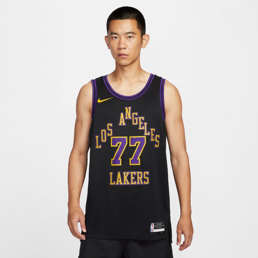 Nike DRI-FIT ロサンゼルス・レイカーズ 長袖ポロシャツ ナイキ ロサンゼルスレイカーズ シティエディション Dri-FIT NBA