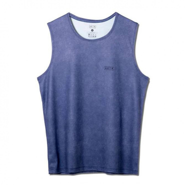 MOCK GARMENT DYED SLEEVELESS SPORTS TEE