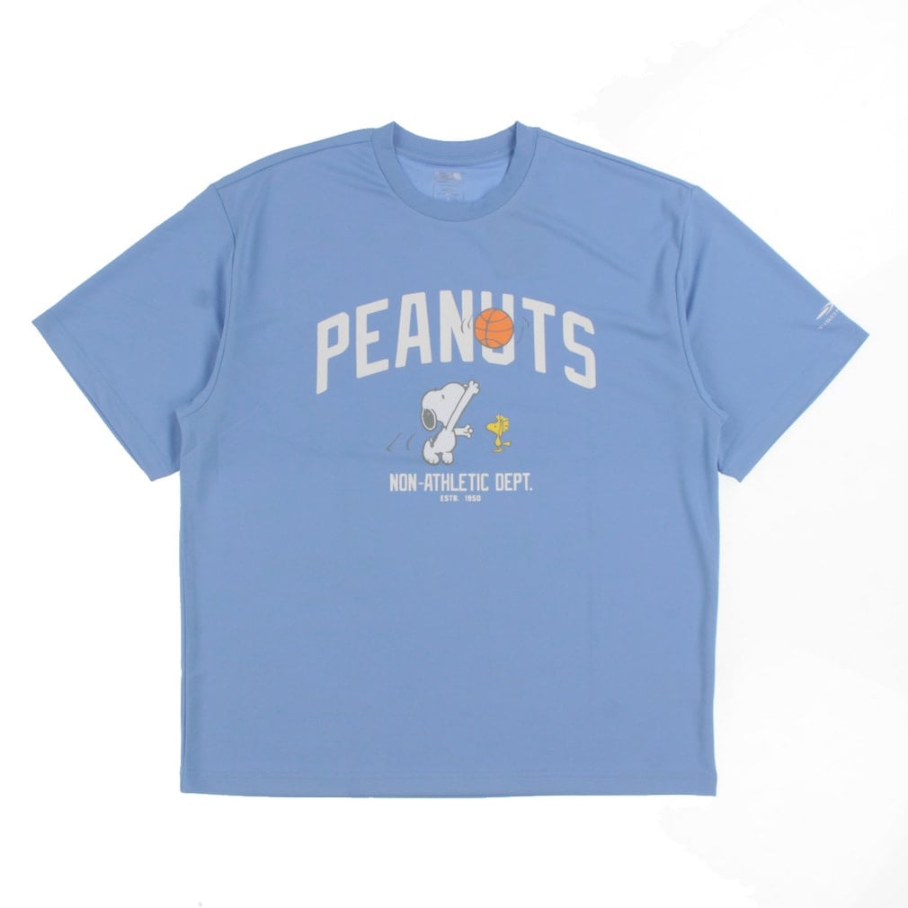 ピーナッツ スヌーピー メンズ レディス バスケットボール 半袖Tシャツ