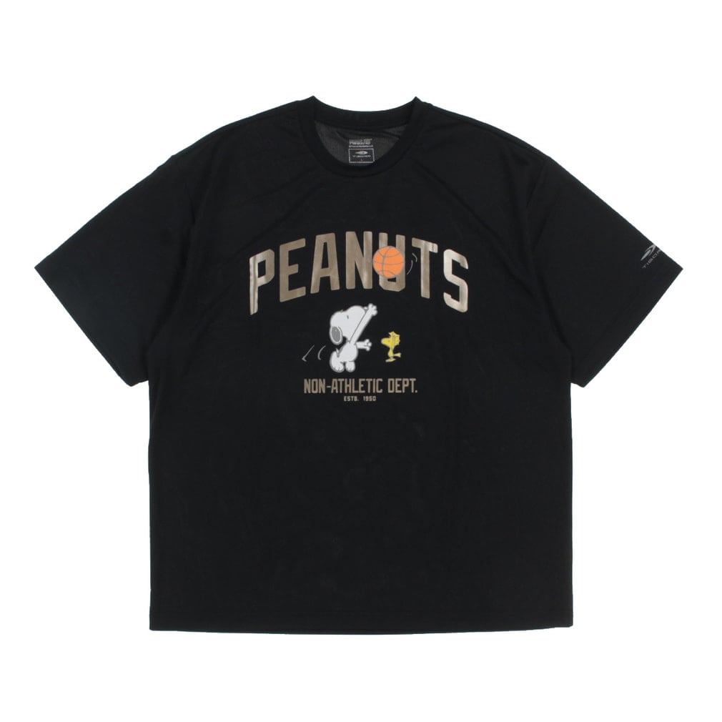 ピーナッツ スヌーピー メンズ レディス バスケットボール 半袖Tシャツ