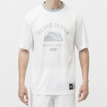 バスケット BEAMS DESIGN 半袖TシャツS2(ホワイト-XL)