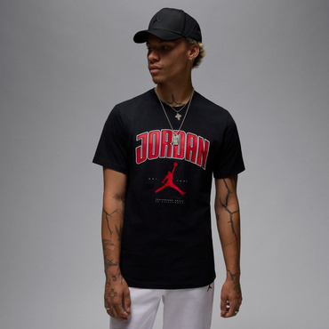 ジョーダン CITY 88 クルー S/S Tシャツ(ブラック×レッド-XS　ユニセックス)