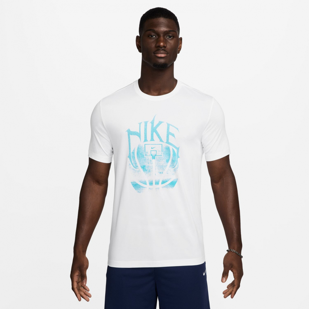 DF RLGD OC 2 S/S Dri-FIT バスケットボール Tシャツ(ホワイト-S　ユニセックス)