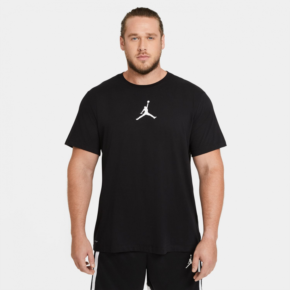 ジャンプマン Dri-FIT S/S クルー(ブラック×ホワイト-XS　ユニセックス)