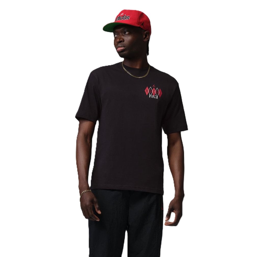 �W���[�_�� �����Y ���f�B�X �o�X�P�b�g�{�[�� ����T�V���c NC �_�C�i�[ GFX S/S �N���[ T�V���c IF3161-010 : �u���b�N×�z���C�g JORDAN