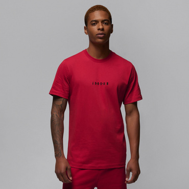 ジョーダン エア Tシャツ(レッド×ブラック-XS　ユニセックス)