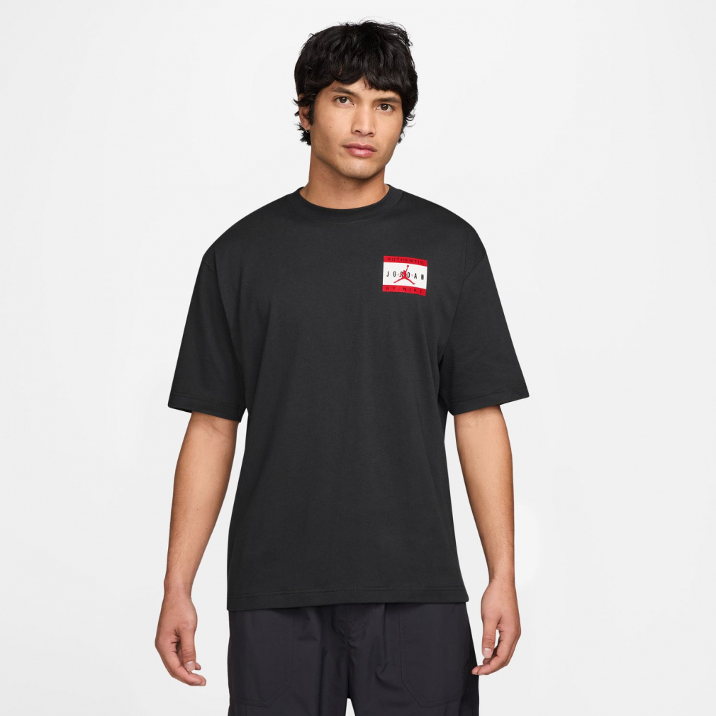 ジョーダンブランド Tシャツ(ブラック×レッド-XS)