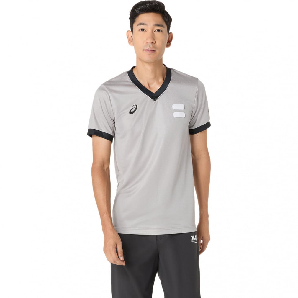 アシックス メンズ レディス バスケットボール 半袖Tシャツ レフリー