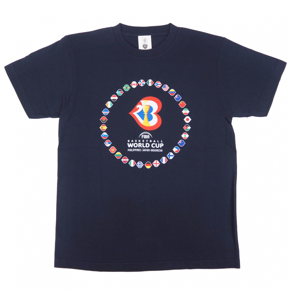 FIBA バスケットボールW杯 記念Tシャツ バスケットボール 半袖Tシャツ メンズ レディス FIBAバスケットボール
