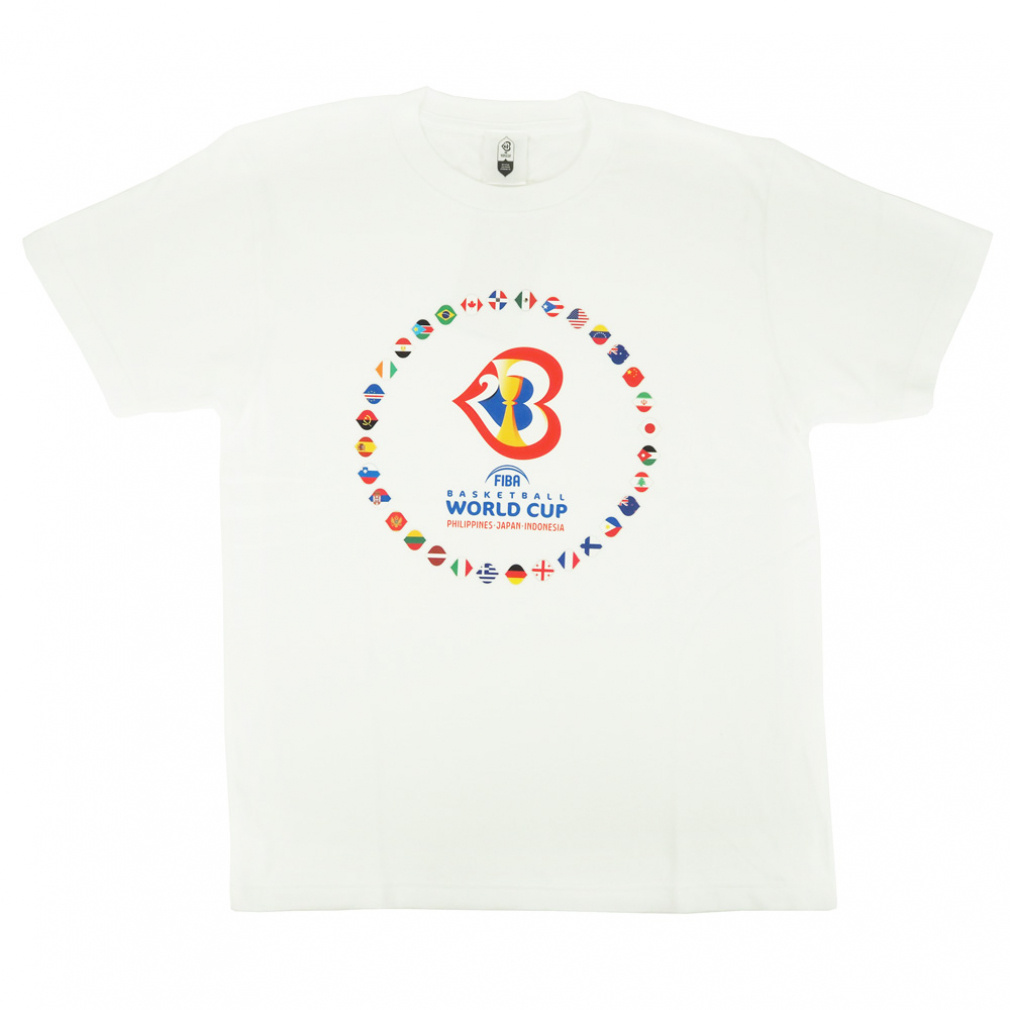 FIBA バスケットボールW杯 記念Tシャツ バスケットボール 半袖Tシャツ メンズ レディス FIBAバスケットボール
