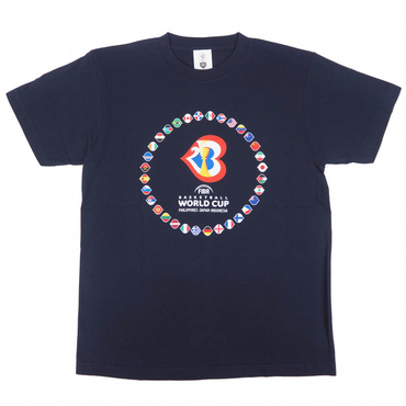 FIBAバスケットボールワールドカップ2023Tシャツ(ALLFLAG)