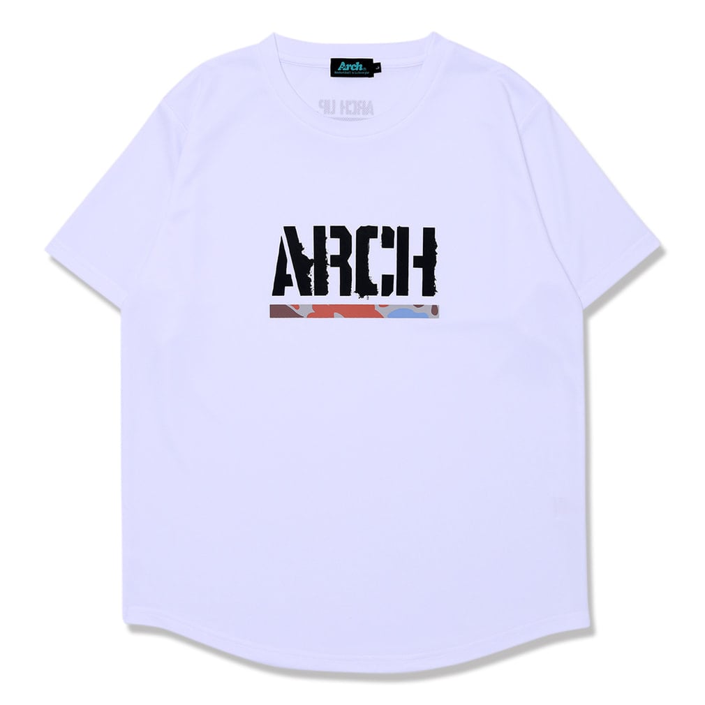 Arch duck camo tee「DRY」(ホワイト-S)