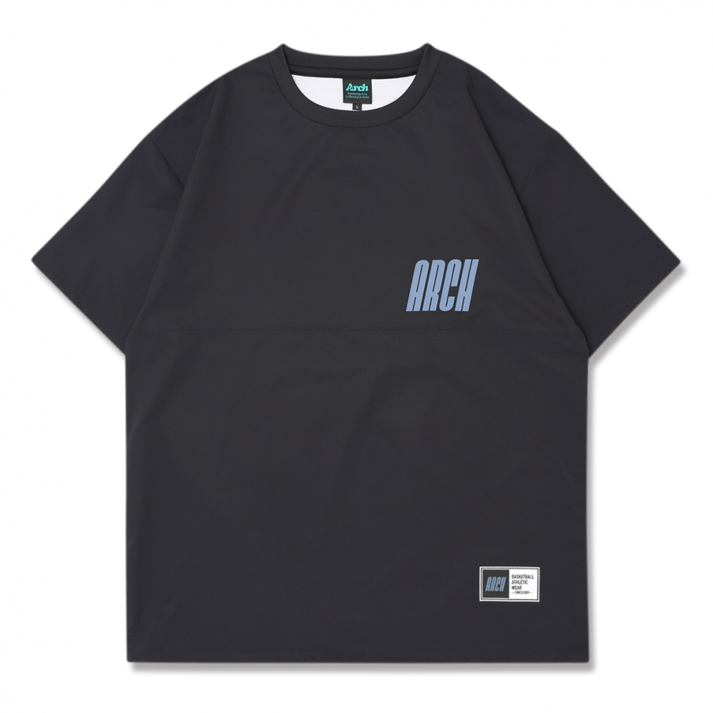 A[` Y fBX oXPbg{[ TVc tilt logo wind crewneck S/S shirt T125 Arch