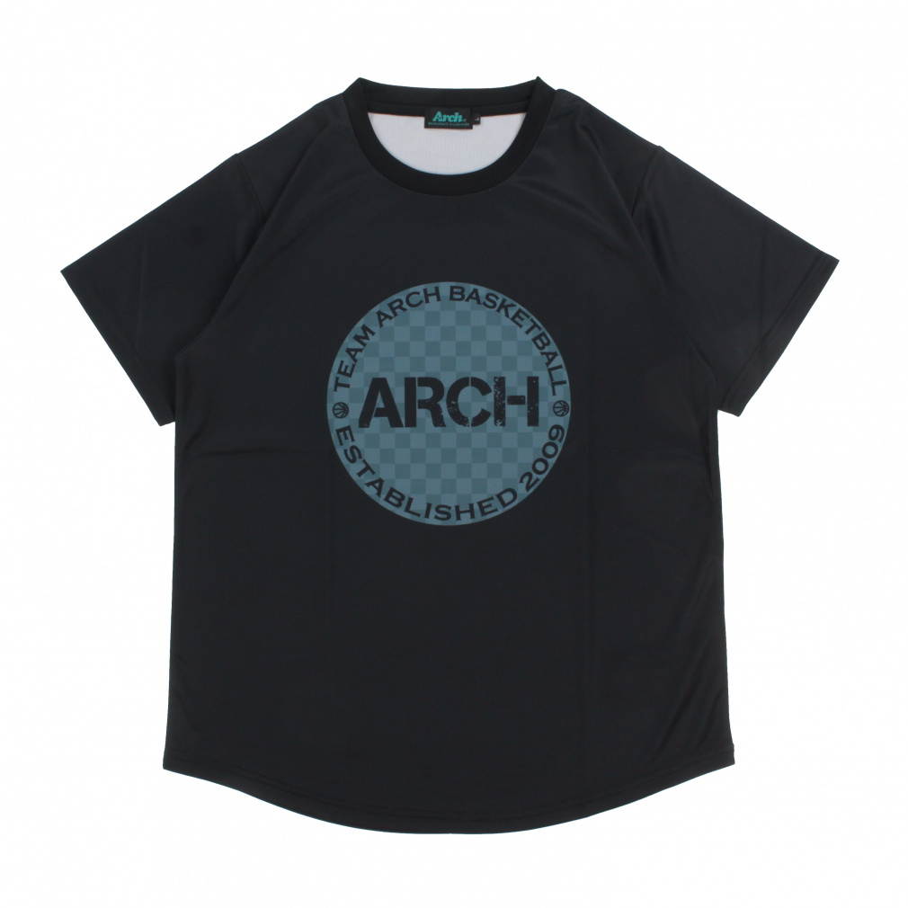 アーチ メンズ レディス バスケットボール 半袖Tシャツ checkered tee DRY T125 Arch