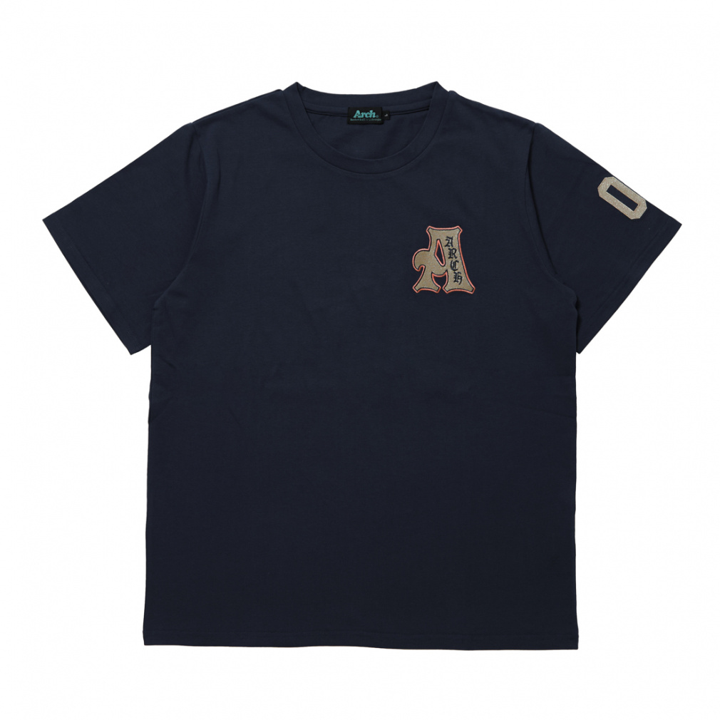 アーチ メンズ レディス バスケットボール 半袖Tシャツ vintage A