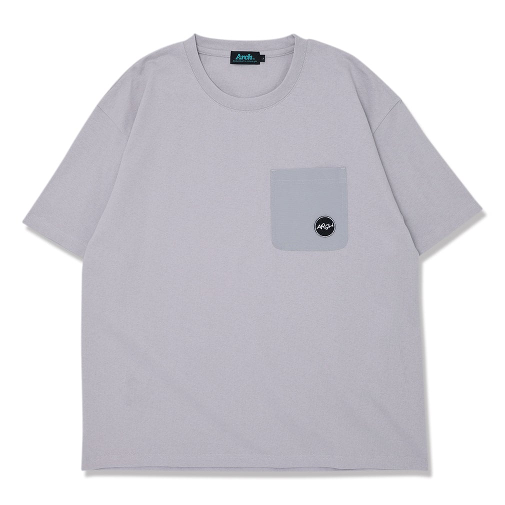 �A�[�` �����Y ���f�B�X �o�X�P�b�g�{�[���E�F�A ����T�V���c Arch lettered logo pocket tee T126-110 Arch