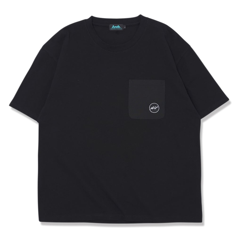 �A�[�` �����Y ���f�B�X �o�X�P�b�g�{�[���E�F�A ����T�V���c Arch lettered logo pocket tee T126-110 Arch