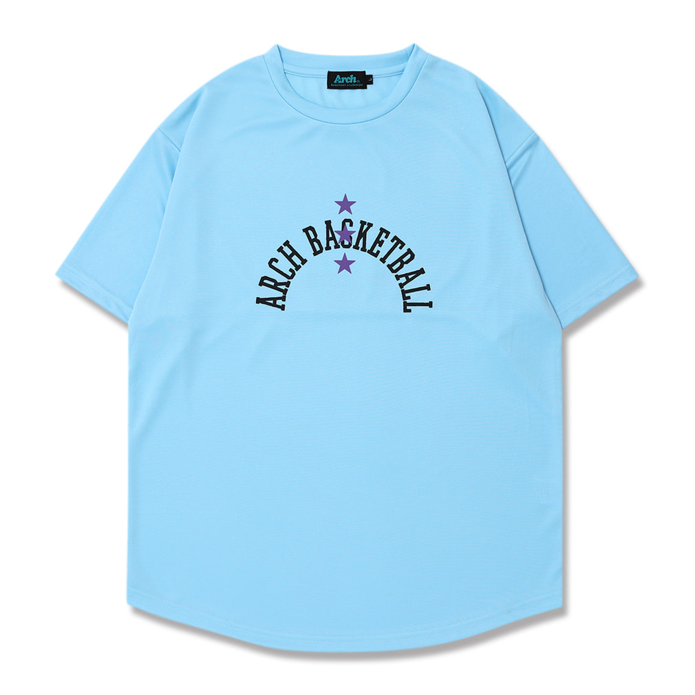 アーチ メンズ レディス バスケットボール 半袖Tシャツ Arch three