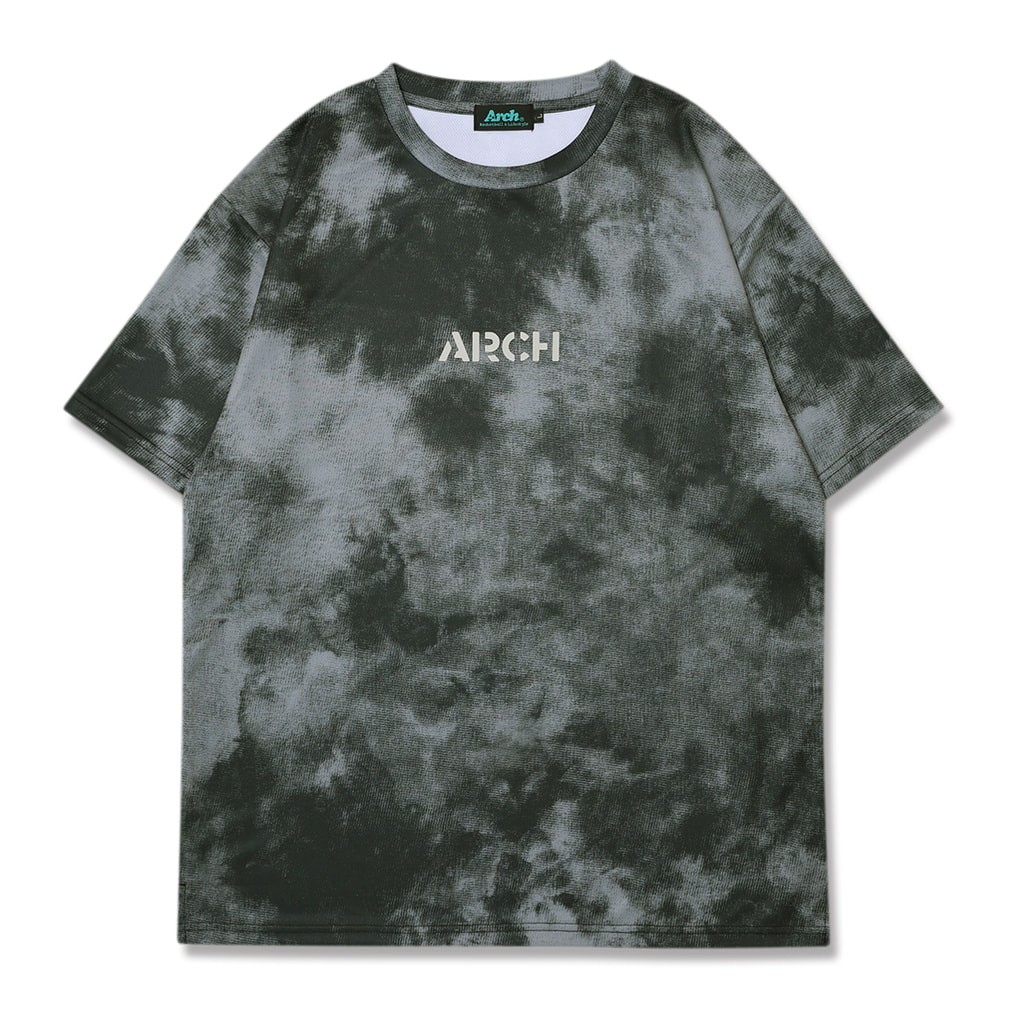 Arch blur-flow tee 「DRY」(ブラック-S)
