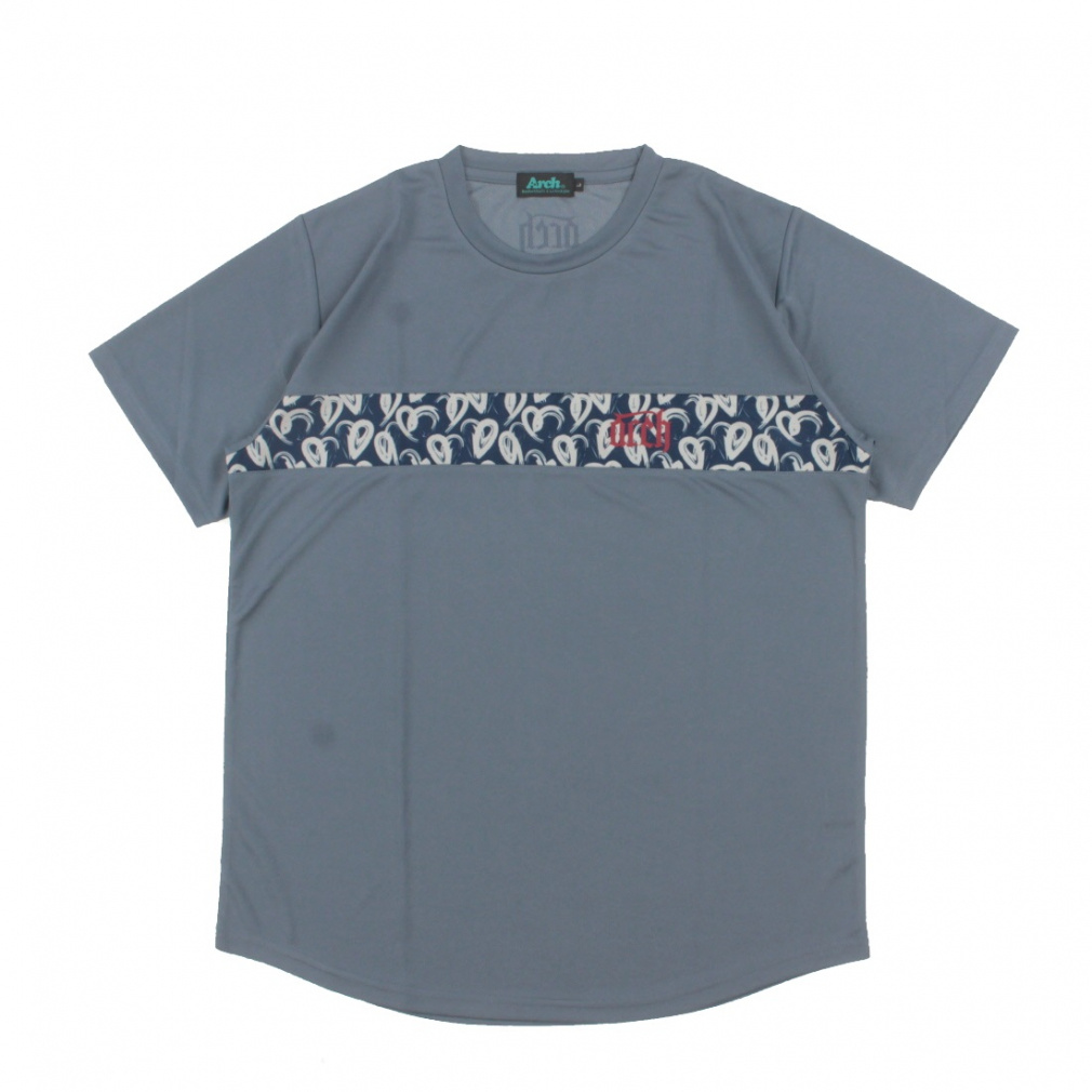 アーチ メンズ レディス バスケットボール 半袖Tシャツ brush heart