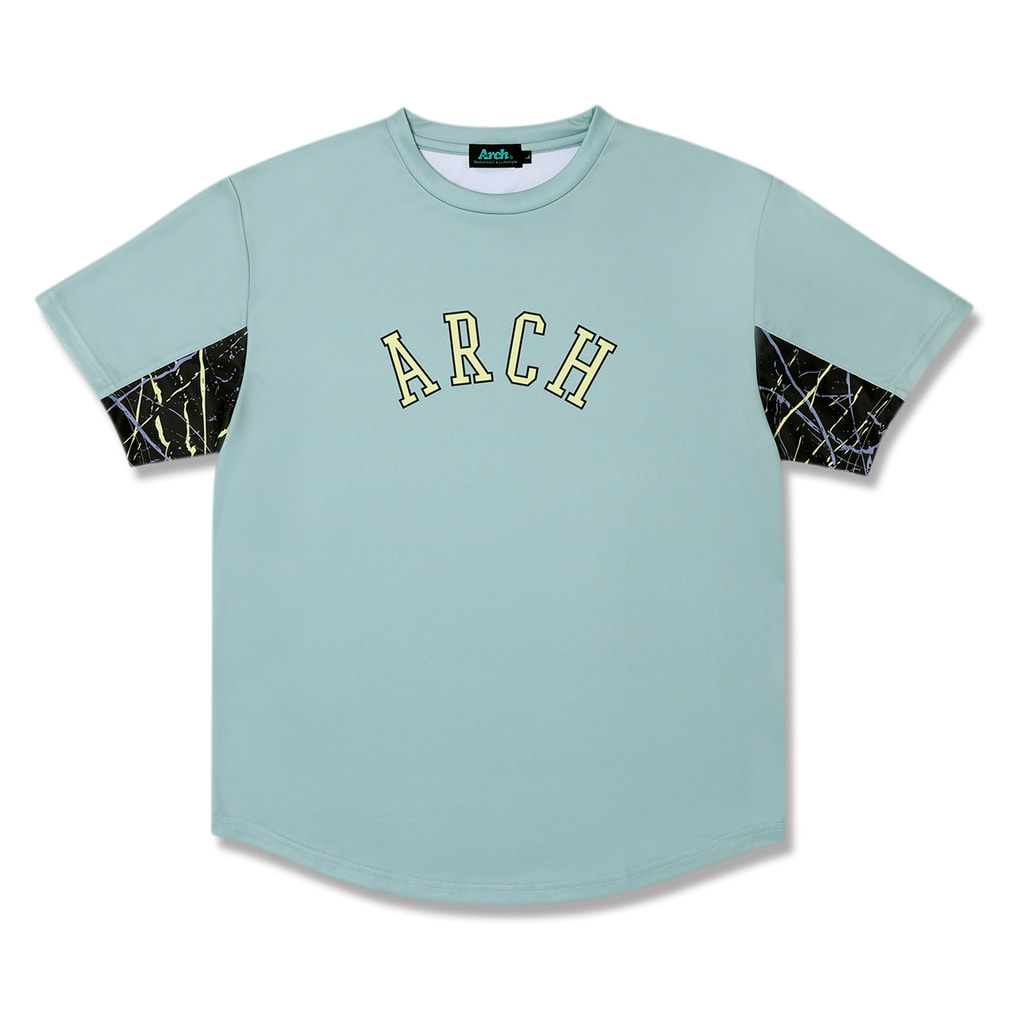 アーチ メンズ レディス バスケットボール 半袖Tシャツ motion splash