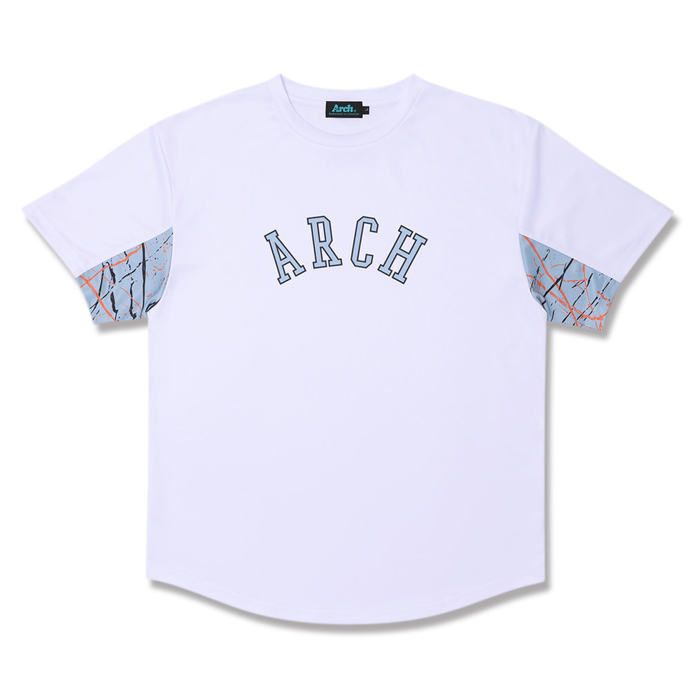 アーチ メンズ レディス バスケットボール 半袖Tシャツ motion splash